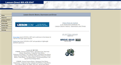 Desktop Screenshot of leeson-direct.com